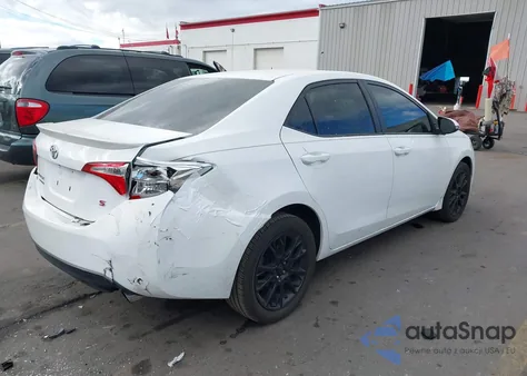 2016 Toyota Corolla S W/Special Edition Pkg from USA, damaged, VIN 2T1BURHE1GC540961